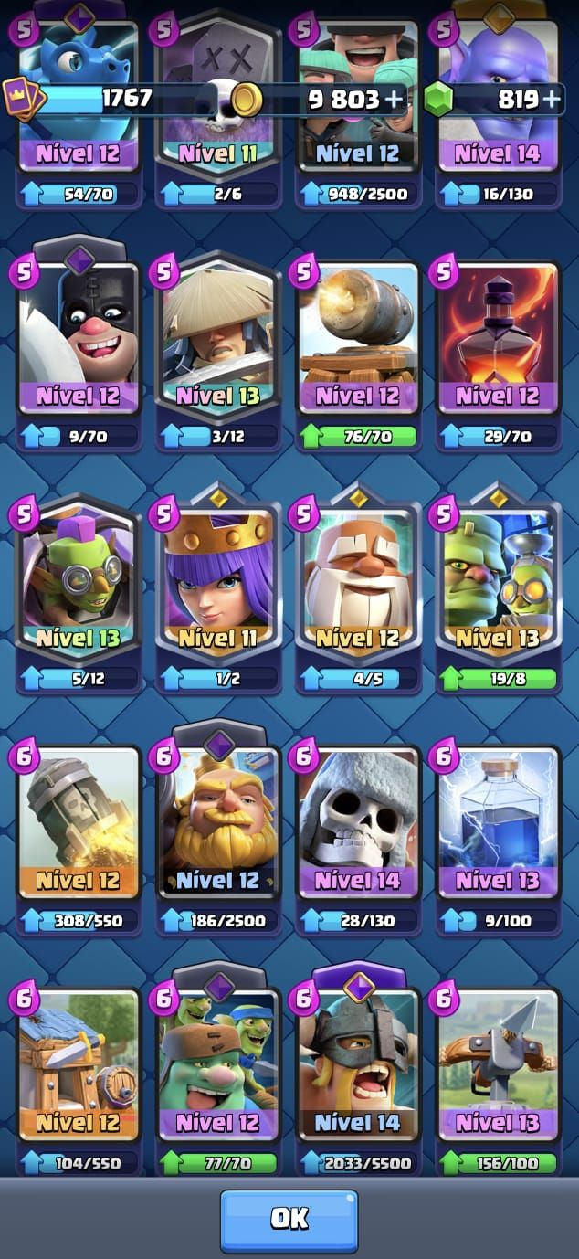 Conta clash royale 14k troféus, nv16 FULL ACESSO