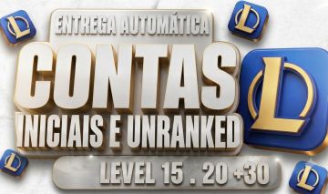 [ LEAGUE OF LEGENDS ] CONTAS UNRANKED, LEVEL 15. 20 | FULL ACESSO