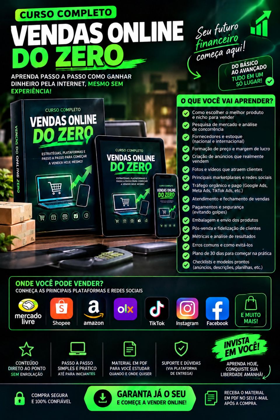 CURSO COMPLETO DE VENDAS ONLINE