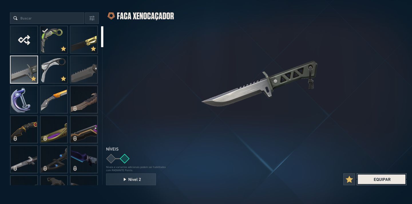 CONTA VALORANT ASCENDENTE KARAMBIT RGX + CHAMPIONS 2022 + XENO CAÇADOR