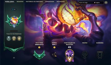 SHACO PANDEMÔNIO MÍTICA COM BORDA ( QUASE 50 SKINS HABILITADAS ) PROMOÇÃO