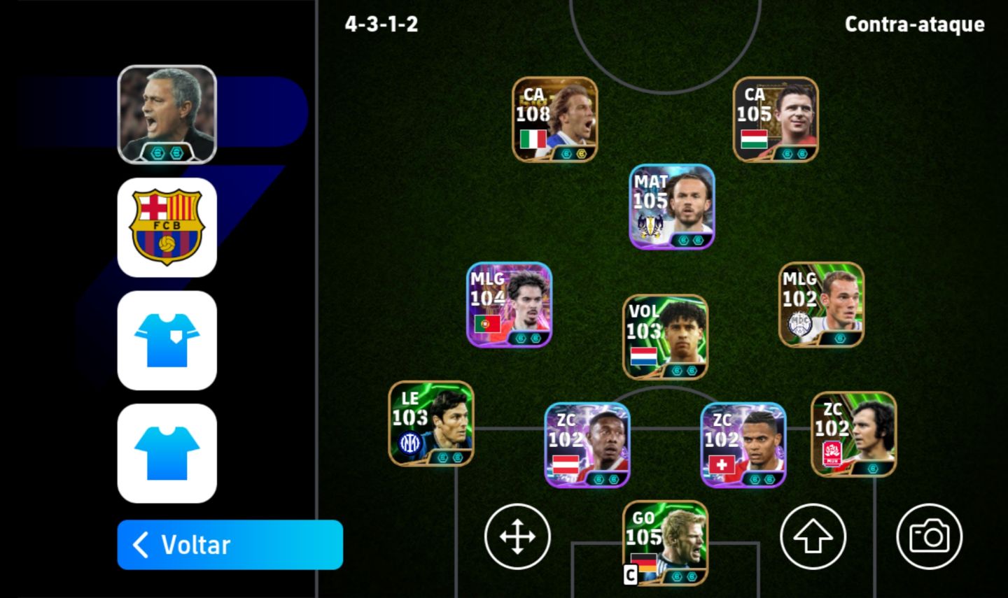 Conta eFootball com Jogadores Destaques e Time Competitivo