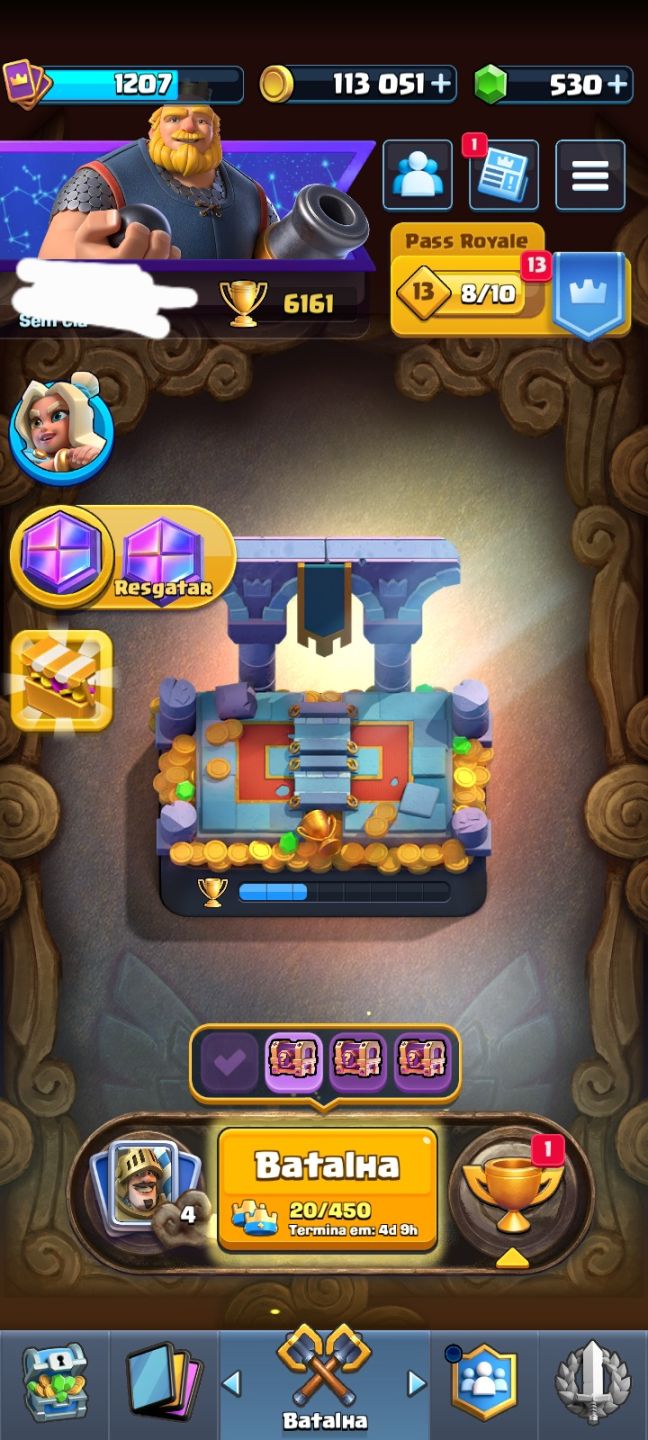 CONTA CLASH ROYALE | 6.161 TROFÉUS | 117/122 CARTAS | 712 VITÓRIAS