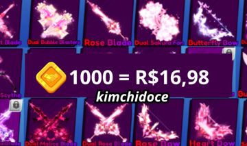 [MAIS BARATO DO SITE!] BLADE BALL - TOKENS, ESPADAS, EMOTES E EXPLOSÕES!