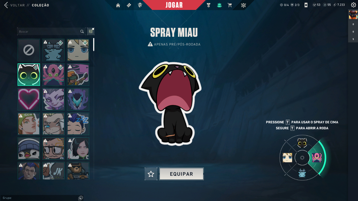 Conta Valorant mais de 14mil já gastos, quase todas as skins