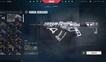 Conta valorant (Vandal rogue na conta)