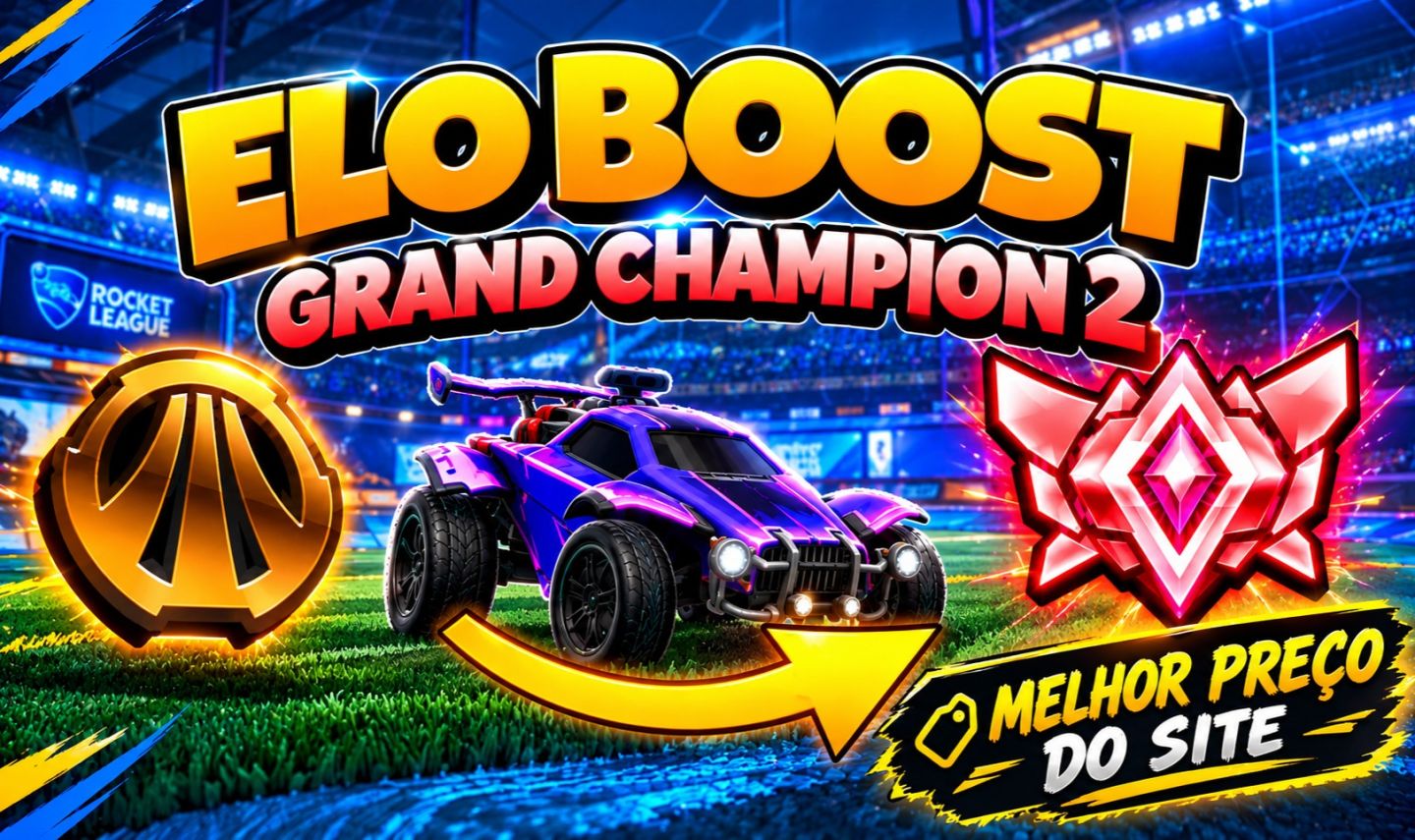 Elo Boost Rocket League | Bronze até Grand Champion 2 (GC2) com Melhor Preço!