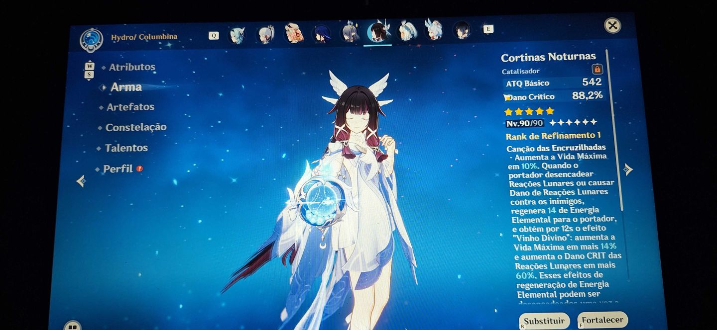 Conta Genshin ar60 34t5 limitados + Aloy