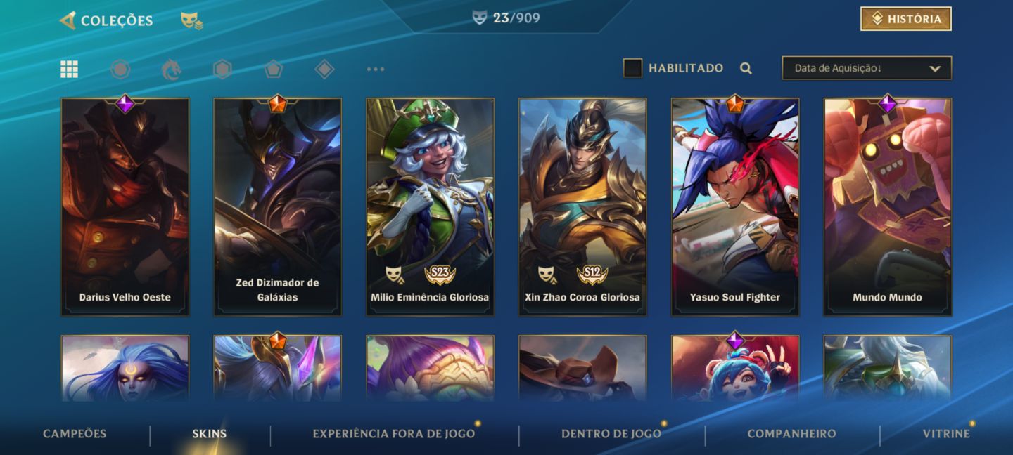 Conta Wild Rift, com skins de zed, Yone e muito mais!