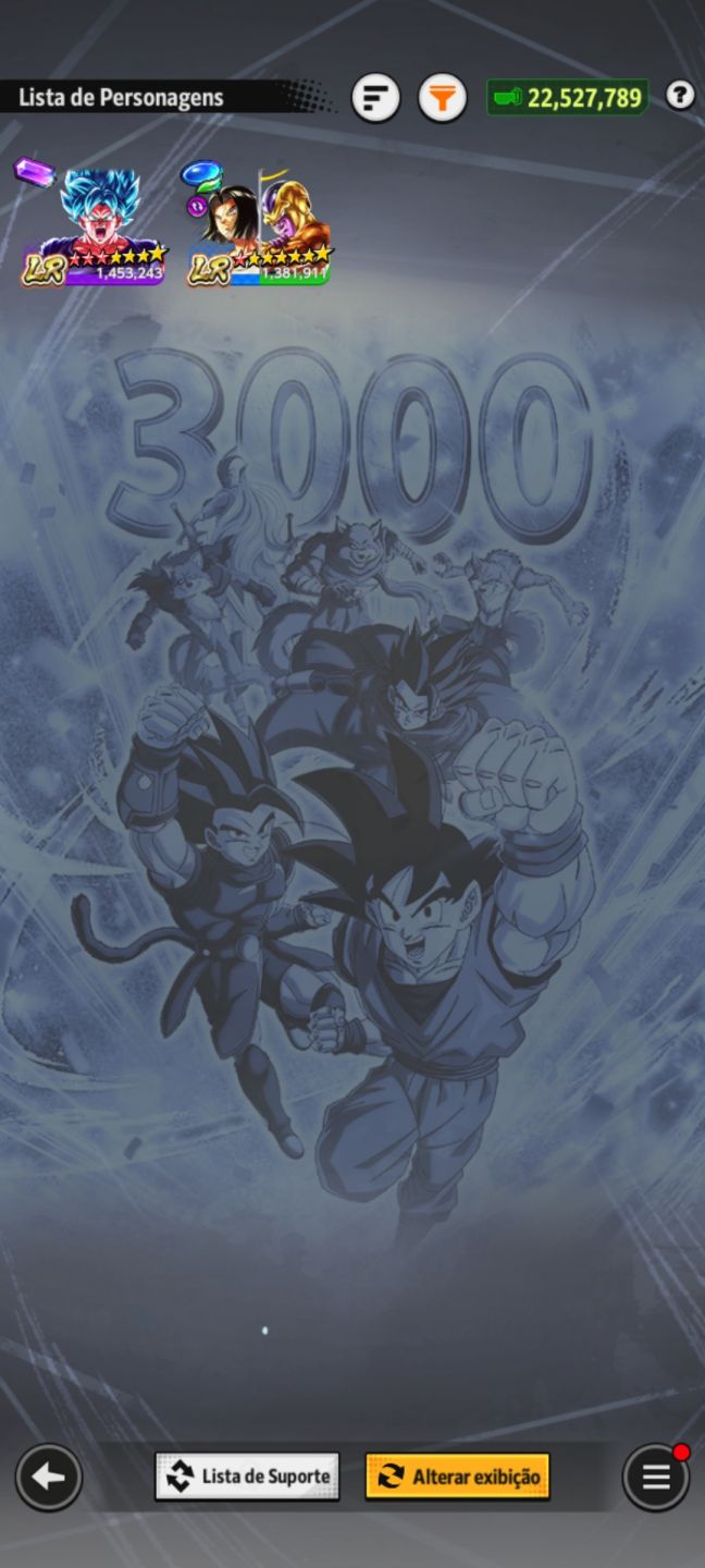 Conta Dragon Ball Legends (ToP)