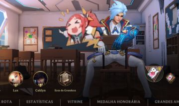 Conta wild Rift com croma mística ezreal