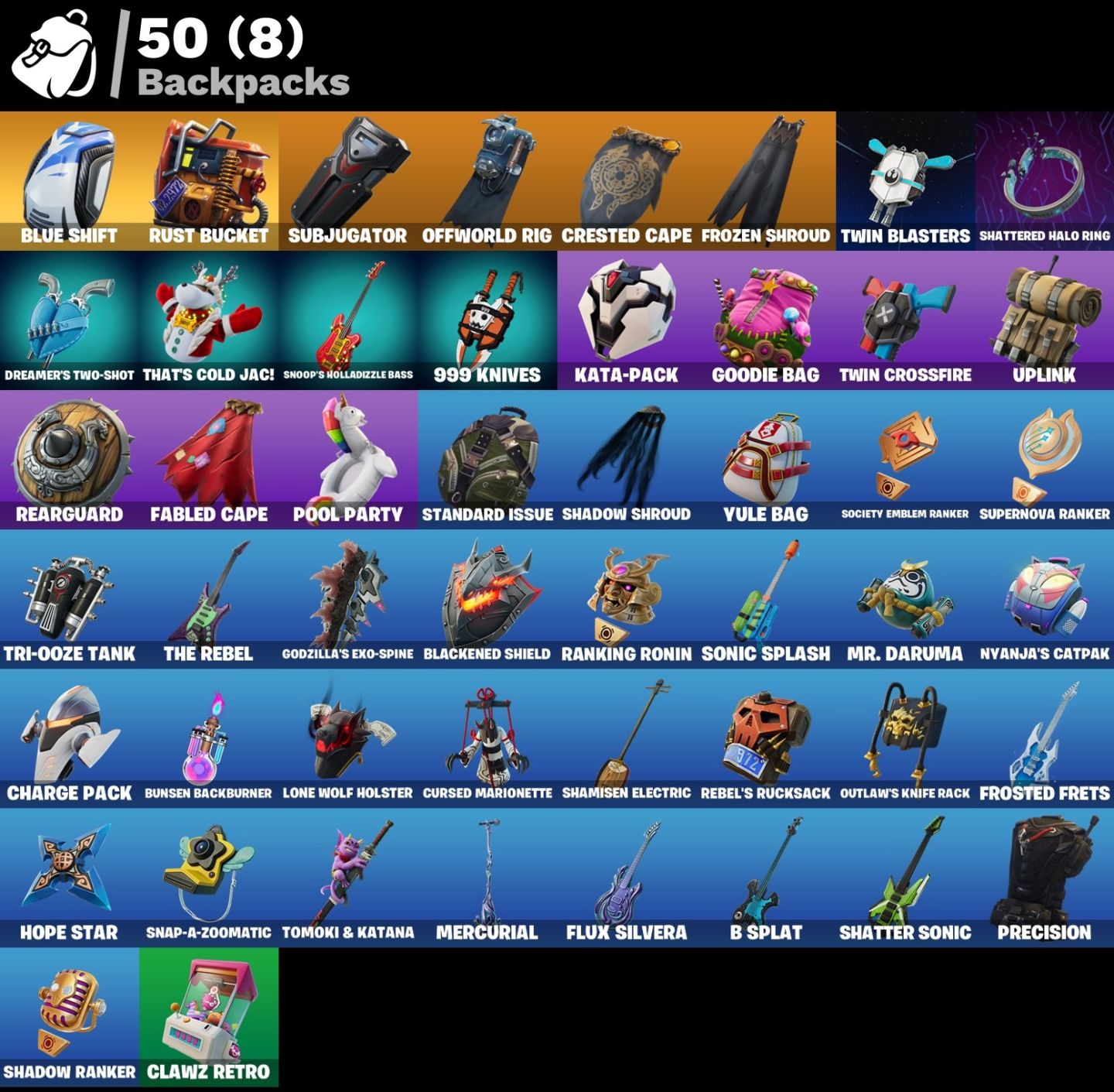 CONTA FORTNITE OG | TEMP 4 E 5 C1 COMPLETAS | OMEGA E RAGNAROK MAX | 300 VB
