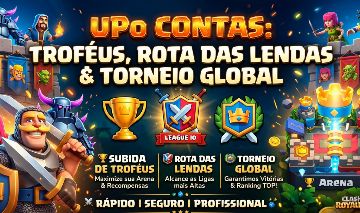 Up de Contas de Clash royale