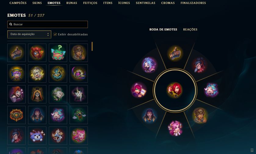 CONTA GOLD 3 / 35 SKINS / KAYN ODISSEIA / YASUO TINTA SOMBRIA COM MOLDURA
