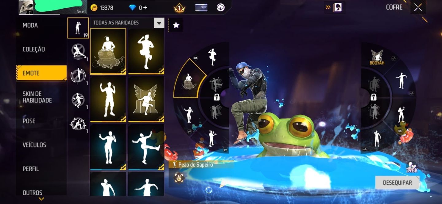 CONTA DE FREE FIRE - LEVEL 61 | PRIME 3