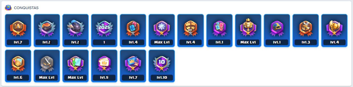 Clash Royale Nvl 72 conta antiga / Ano de lançamento do jogo