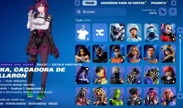 Conta fortnite com 326 skins +jogos da epic
