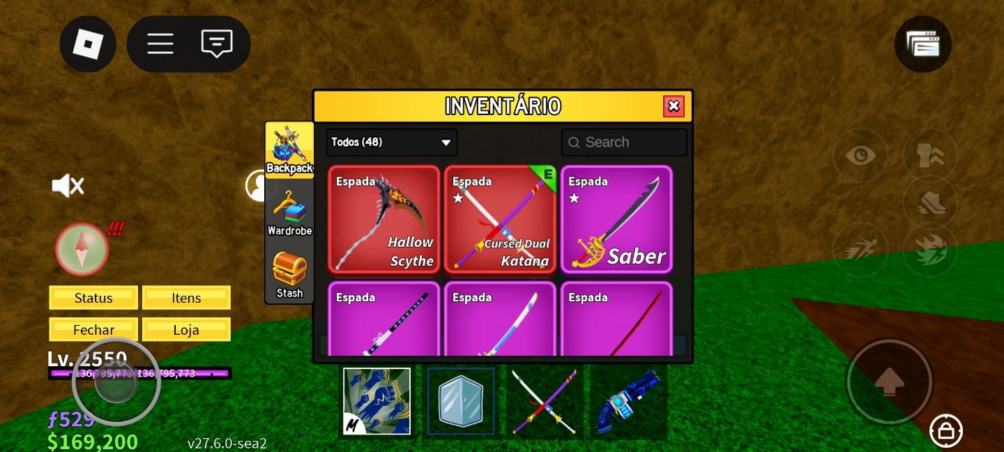 Conta boa de blox-game pass e perm
