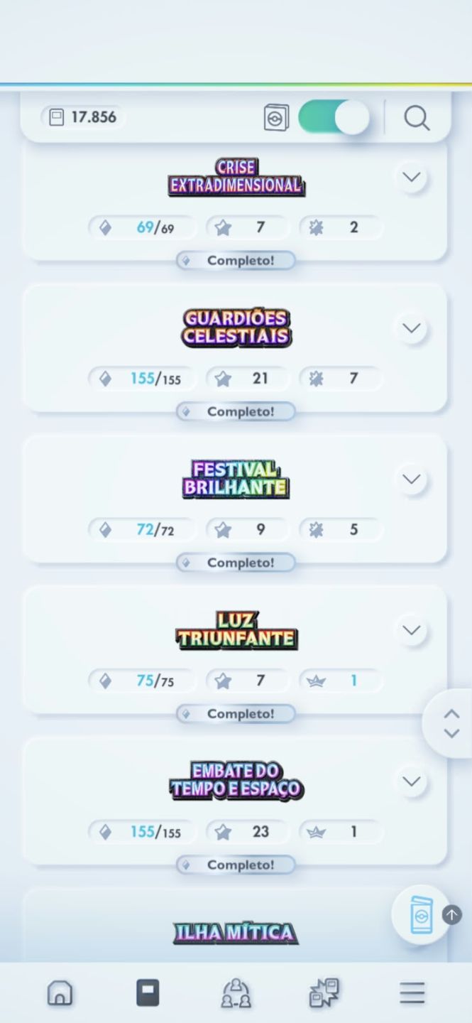 Conta TOP TCG Completinha