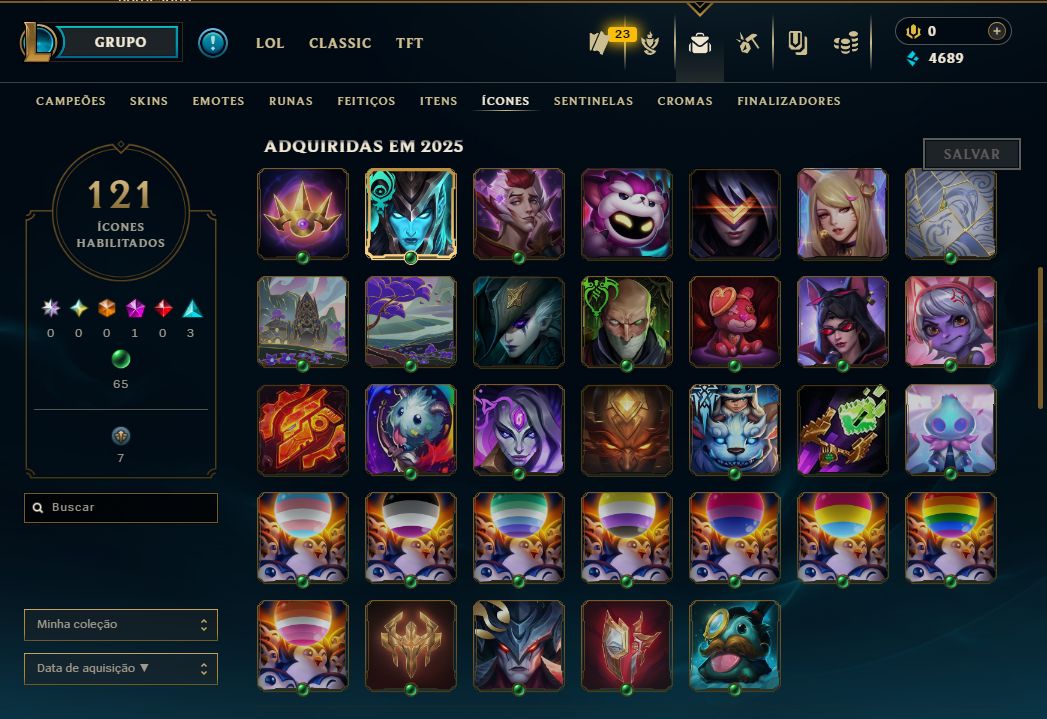 Conta LoL Diamante 4