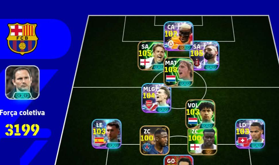 CONTA EFOOTBALL COM CRUYFF + OWEN + SALAH BLITZ CURLER + ØDEGAARD + OSIMHEN
