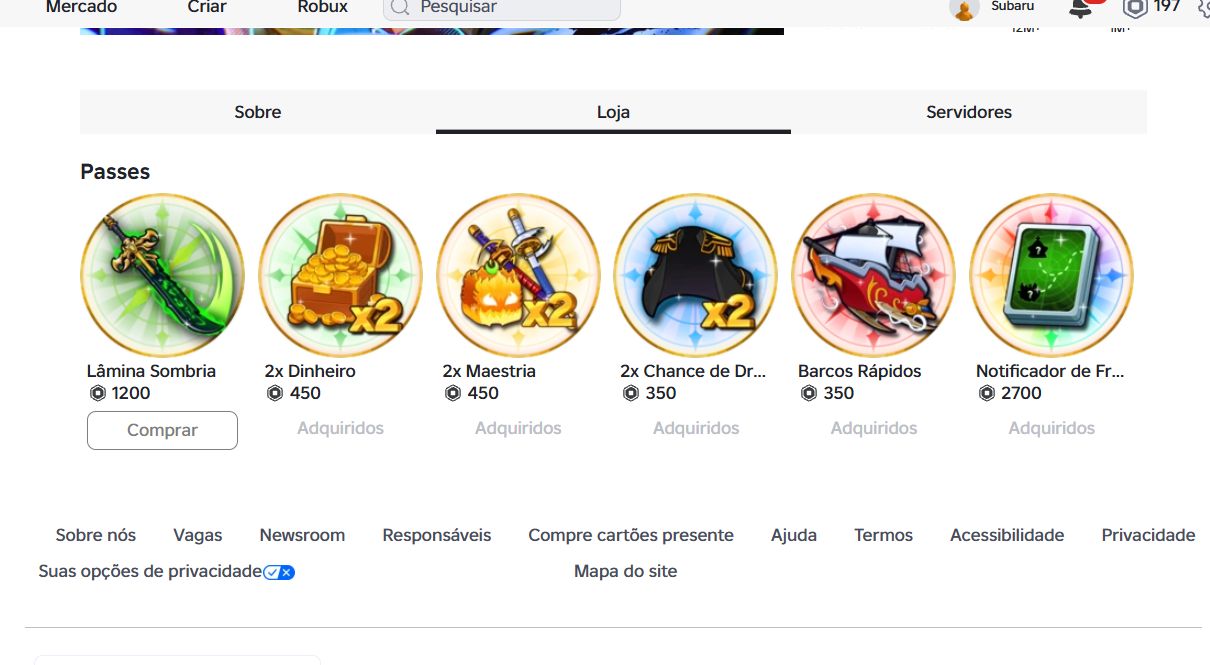 Conta Blox Fruits com Dragon Permanente + 6 Frutas Permanentes e Todas as Gamepa