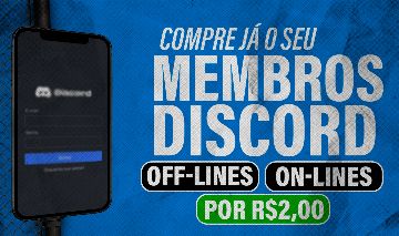 [NOVIDADE] MEMBROS PARA DISCORD COM GARANTIA + SUPORTE TOTAL