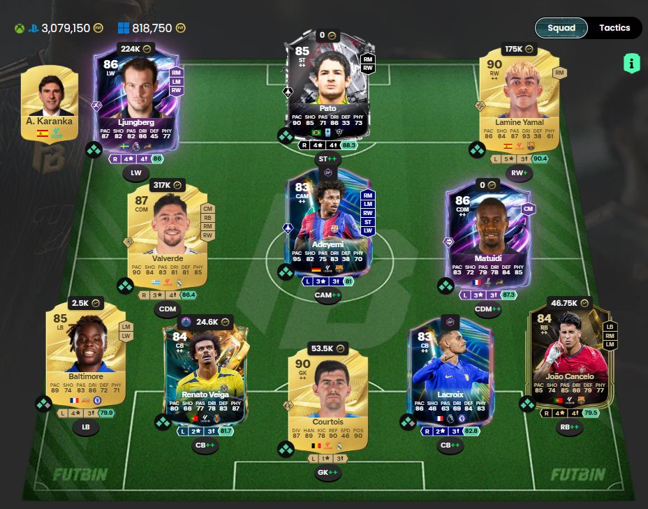 CONTA EA FC 27 COM MATUIDI TIME MAIS DE 3 MILHOES