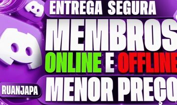DISCORD MEMBROS ONLINE/OFFLINE E REAÇÕES (PROMOÇÃO)