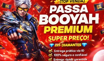 Passe Booyah FRE FIRE Barato e Confiável [ENTREGA RÁPIDA]