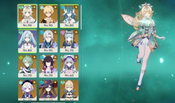 Vesna C1, Vodyanitsa, Columbina , Ineffa, Neuvillette com Skin Etc...