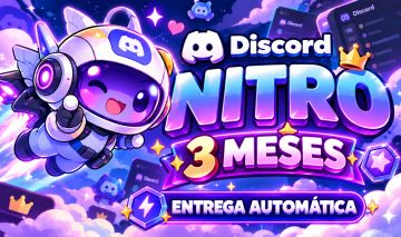 DISCORD NITRO 1-3 MESES (COMPROU CHEGOUU!!!)+ BRINDE