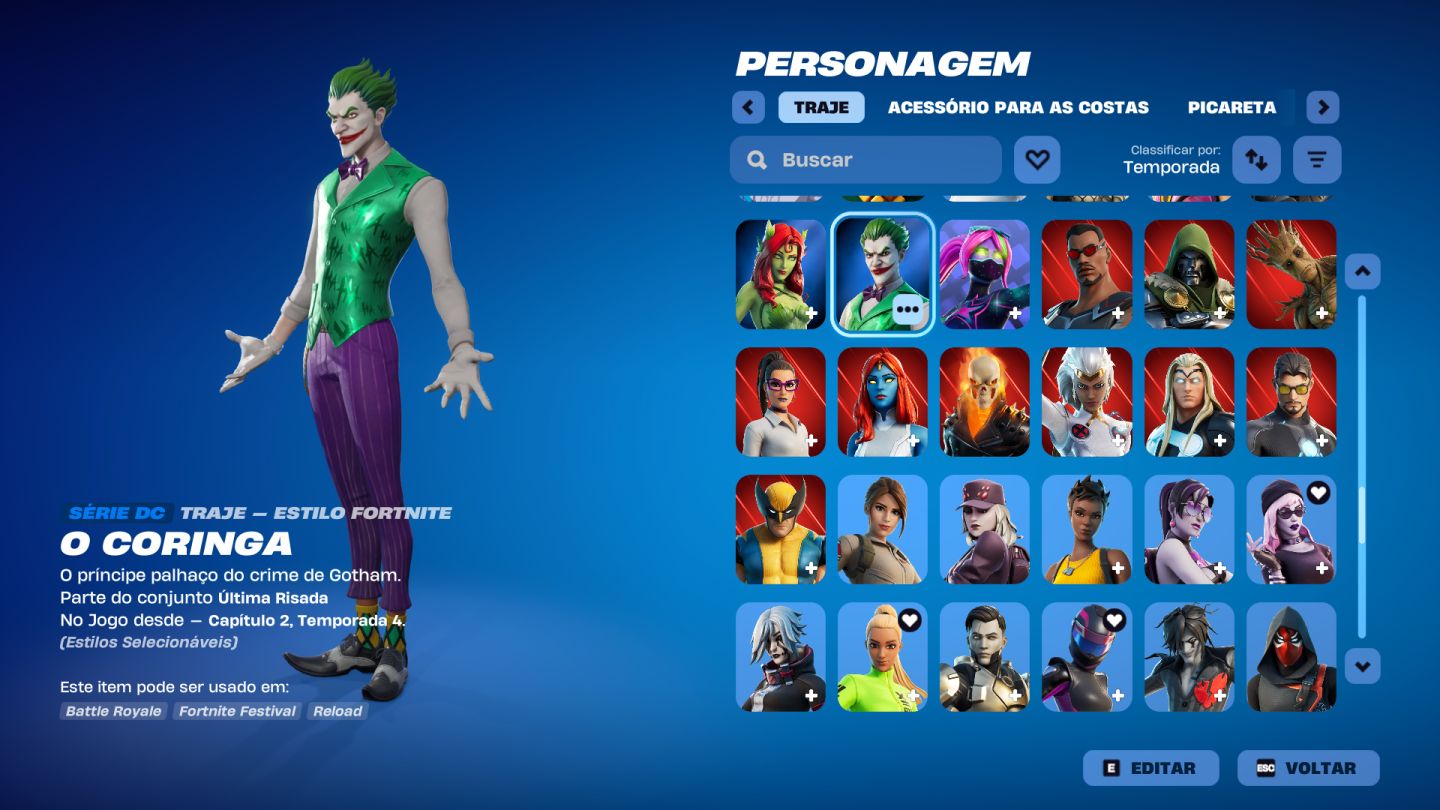 Conta de fornite muito rara com machado leviatã + ea fc 26