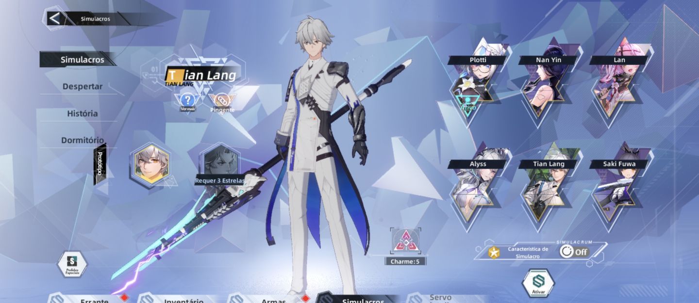 Tower of fantasy (conta antiga muito boa 2020)