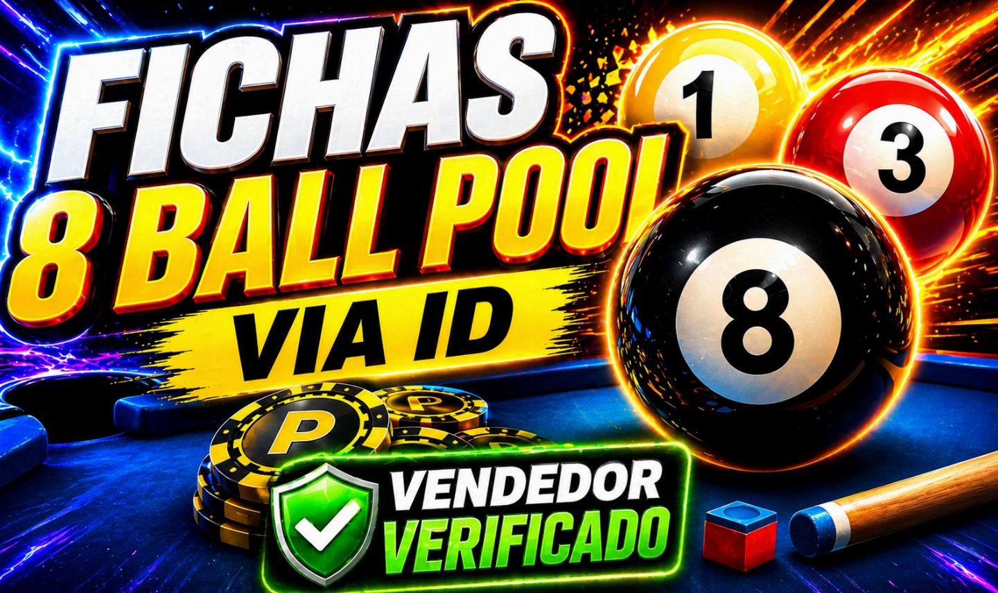 FICHAS 8 BALL POOL- VIA ID Moedas 8 Ball Pool