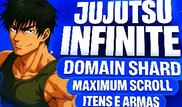 DOMAIN SHARD R$7,90+BRINDE-SEMPRE ON-ITENS JUJUTSU INFINITE