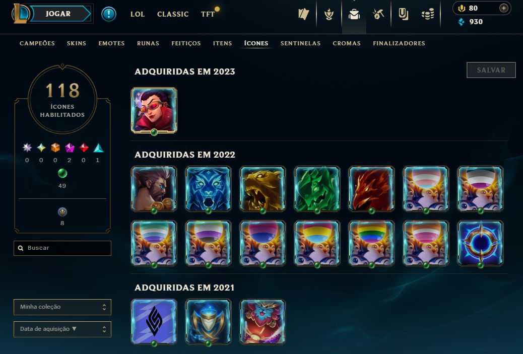 [Entrega Automática] Conta Lol Ouro, 61 Skins, com Skins Ultimate, mítica