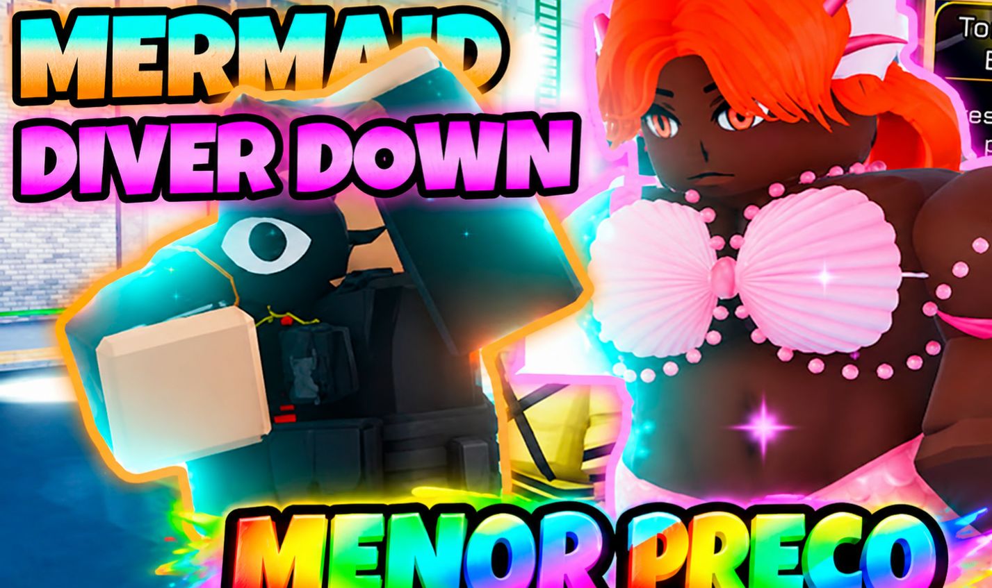 YBA MERMAID DIVER(DIVER DOWN) Your Bizarre Adventure(MENOR PREÇO)!!!!