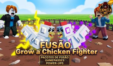 Cresça um lutador de frango(Grow a Chicken Fighter)[PASSES/DINHEIRO/OVOS/FUSÃO]