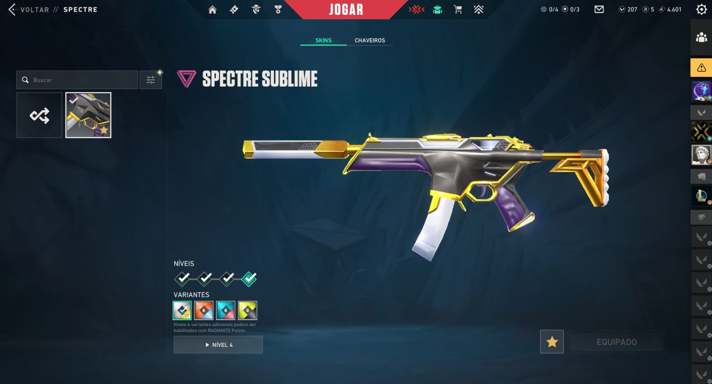 Conta full acesso de valorant com diversas skins.