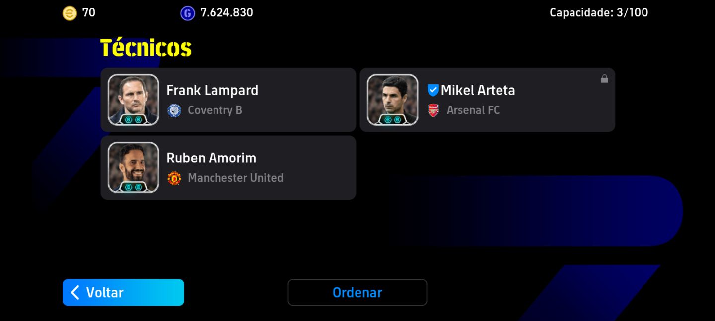 CONTA EFOOTBALL MESSI BIG TIME E ÉPICOS