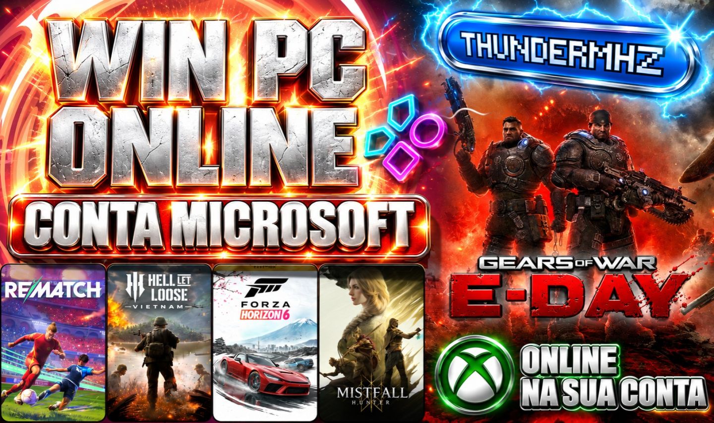 MHZ - Contas Microsoft PC - JOGUE ONLINE NA SUA CONTA - CONTAS COMPARTILHADAS
