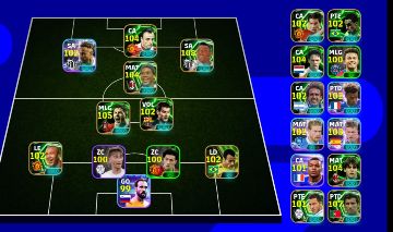 Conta efootball (com pelé, ronaldinho gaucho, figo e neymar 2011)