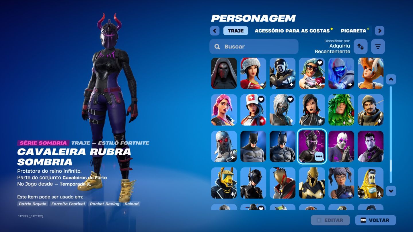 CONTA FORTNITE VARIAS SKINS FULL ACESSO