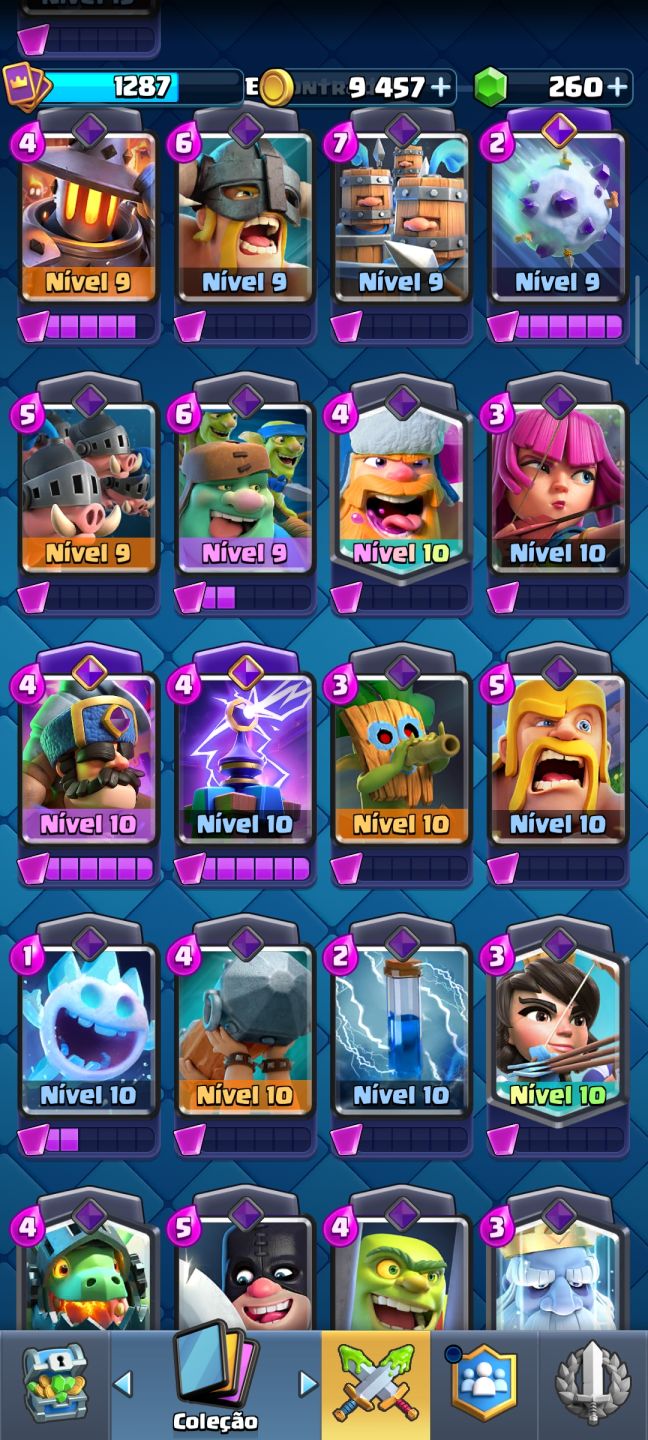 Conta extremamente gemada no Clash Royale! Apelona, prontinha para upar!