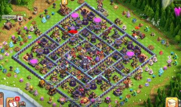 4 CONTAS CLASH LFF CLANS