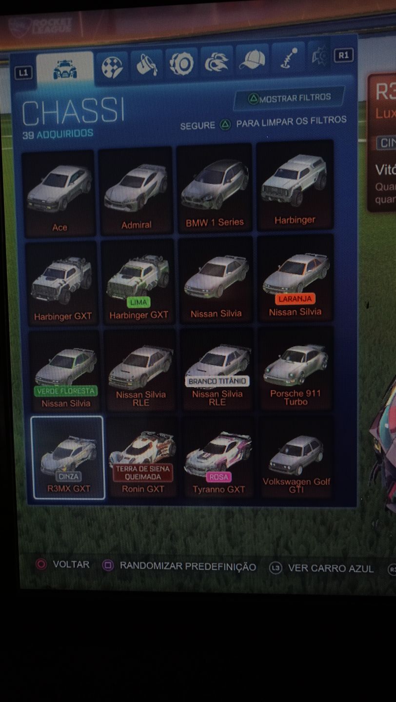 Conta de Rocket League e mais 2 jogos PSN