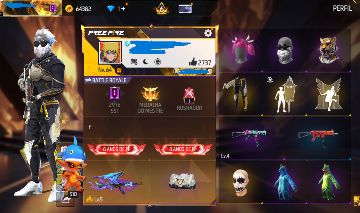 Conta ANTIGA 8 anos Free Fire 80 MIL DIAMANTES GASTOS PRIME 6 CABELO MANDELA