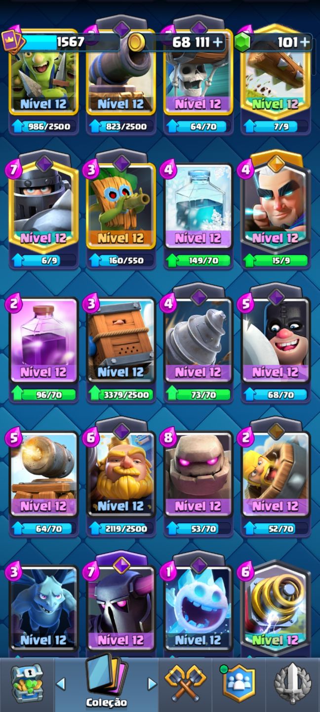 Conta clash royale