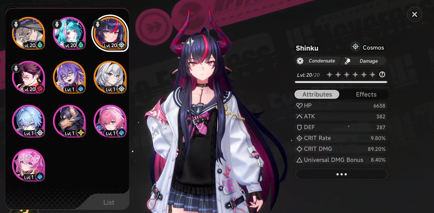 Conta: Neverness to Everness (Shinku)